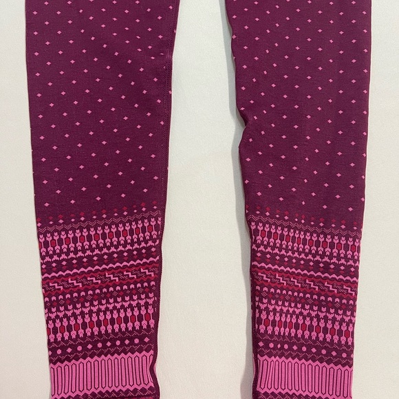 Fabletics Fair Isle Holly Seamless Long Sleeve Top High Waist Legging LARGE NWT - Picture 14 of 14